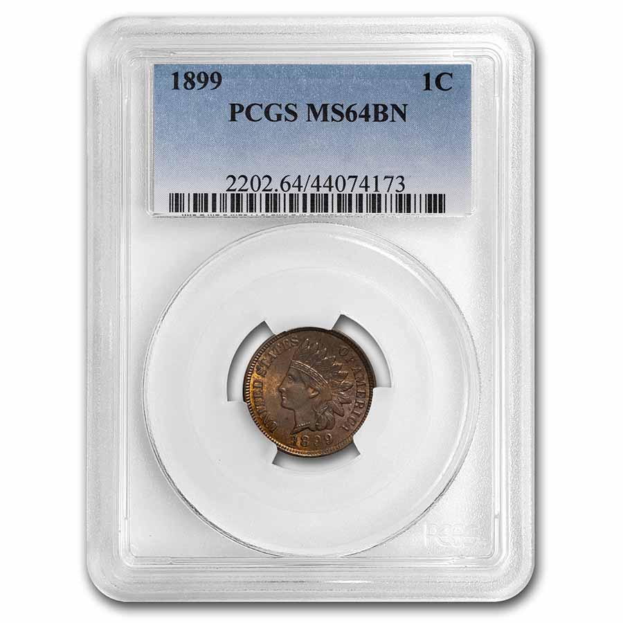 Buy 1899 Indian Head Cent MS-64 PCGS (Brown) | APMEX