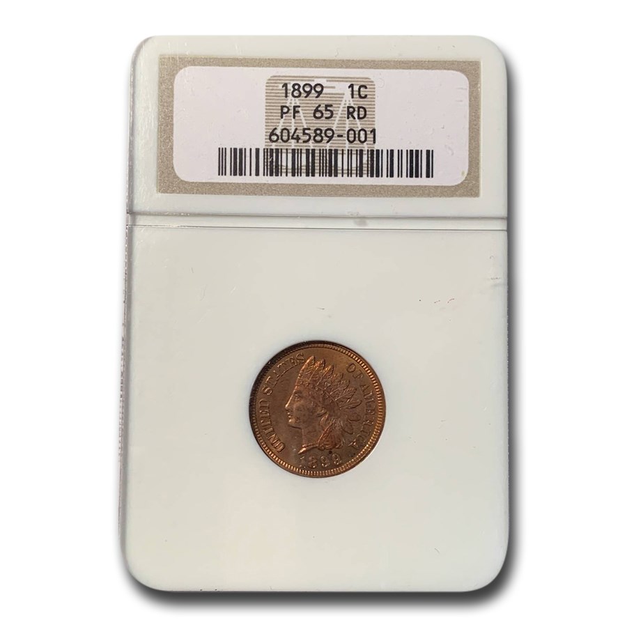 1899 Indian Head Cent PF-65 NGC (Red)