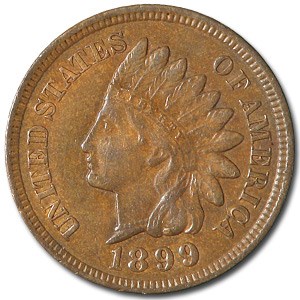 1899 Indian Head Cent XF 1899 Indian Head Cent XF