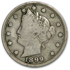 1899 Liberty Head V Nickel Fine