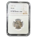 1899 Liberty Head V Nickel MS-66 NGC