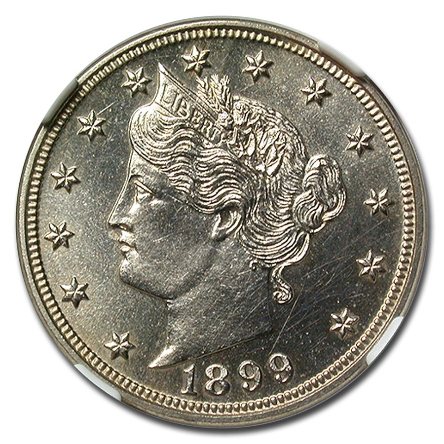 Buy 1899 Liberty Head V Nickel PF63 NGC APMEX