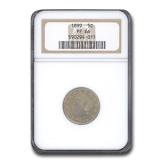 1899 Liberty Head V Nickel PF-66 NGC 1899 Liberty Head V Nickel PF-66 NGC