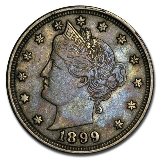 1899 Liberty Head V Nickel XF 1899 Liberty Head V Nickel XF
