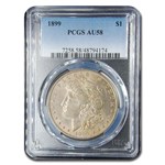1899 Morgan Dollar AU-58 PCGS