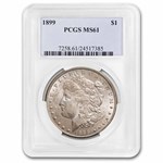 1899 Morgan Dollar MS-61 PCGS