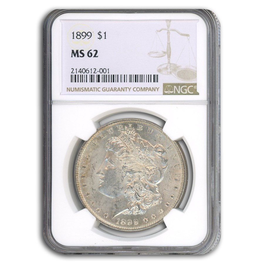 1899 Morgan Dollar MS-62 NGC