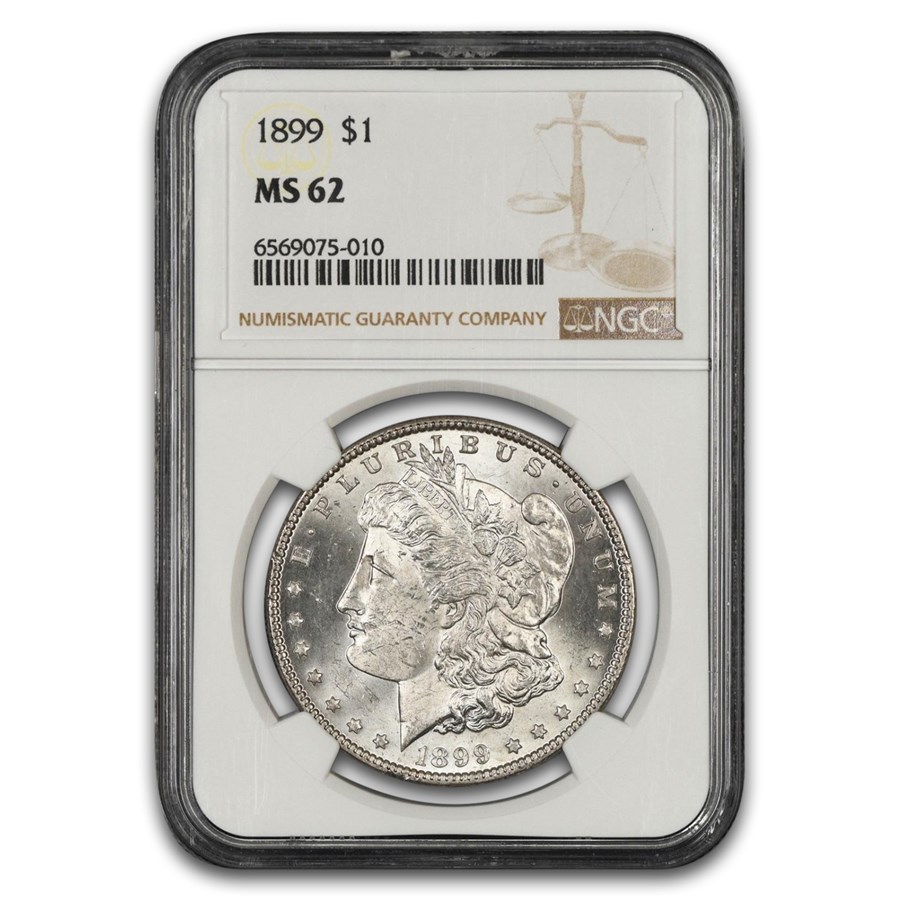 1899 Morgan Dollar MS-62 NGC