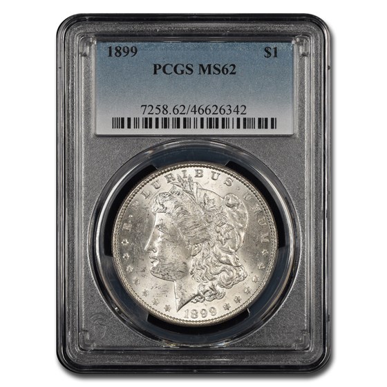 1899 Morgan Dollar MS-62 PCGS 1899 Morgan Dollar MS-62 PCGS
