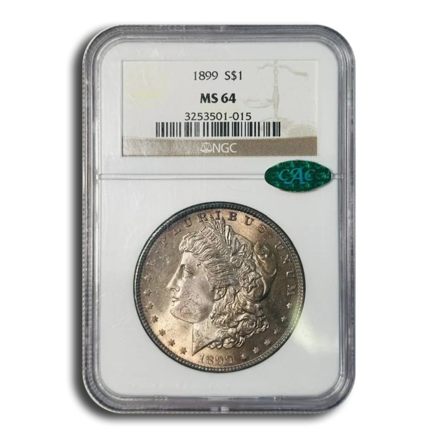 1899 Morgan Dollar MS-64 NGC CAC