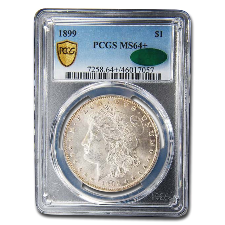 1899 Morgan Dollar MS-64+ PCGS CAC