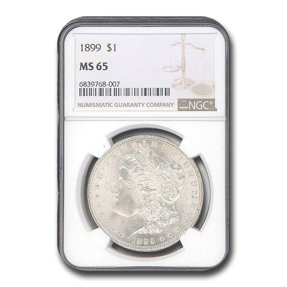1899 Morgan Dollar MS-65 NGC 1899 Morgan Dollar MS-65 NGC