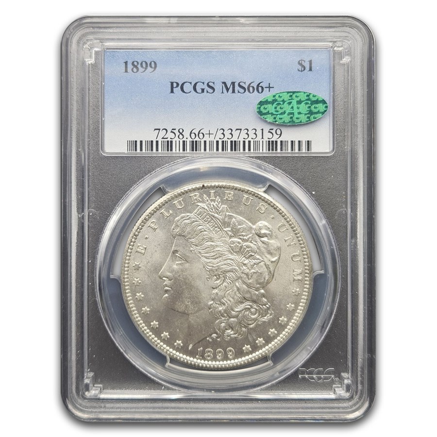 1899 Morgan Dollar MS-66+ PCGS CAC