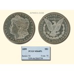 1899 Morgan Dollar PL MS-64 PCGS