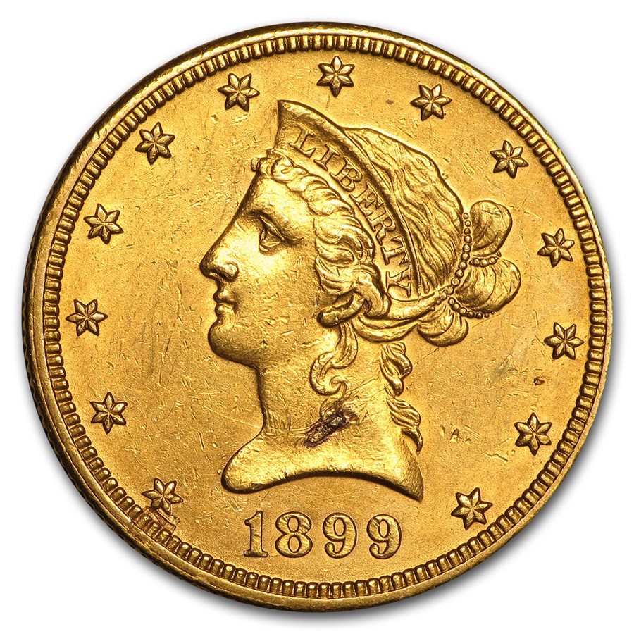 1899-O $10 Liberty Gold Eagle AU