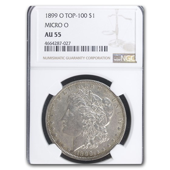 1899-O AU-55 PCGS (VAM-4, Micro O, Top-100) 1899-O AU-55 PCGS (VAM-4, Micro O, Top-100)