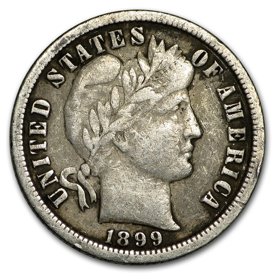 1899-O Barber Dime Fine