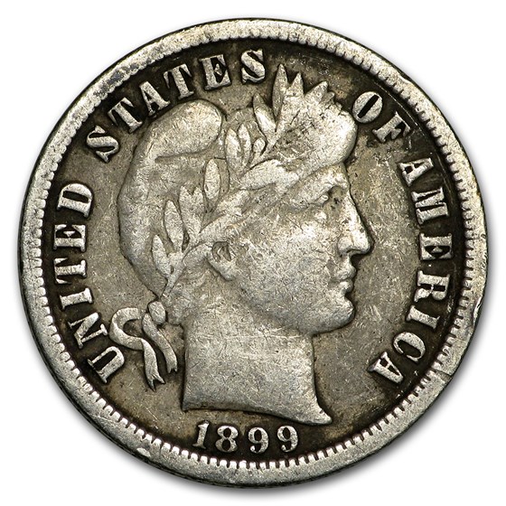 1899-O Barber Dime Fine 1899-O Barber Dime Fine