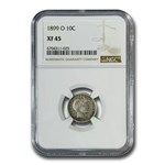 1899-O Barber Dime XF-45 NGC