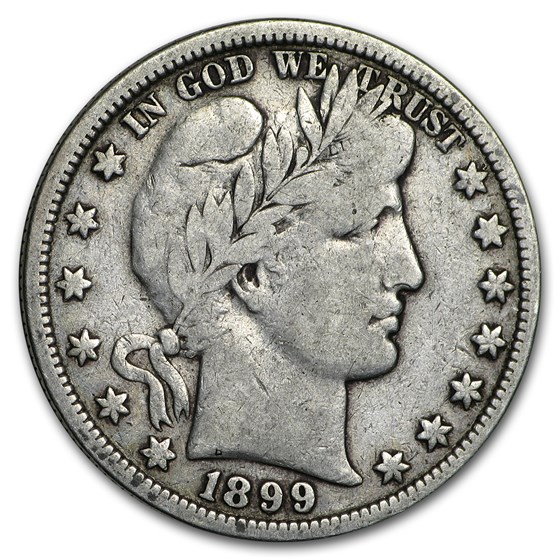 1899-O Barber Half Dollar Fine 1899-O Barber Half Dollar Fine