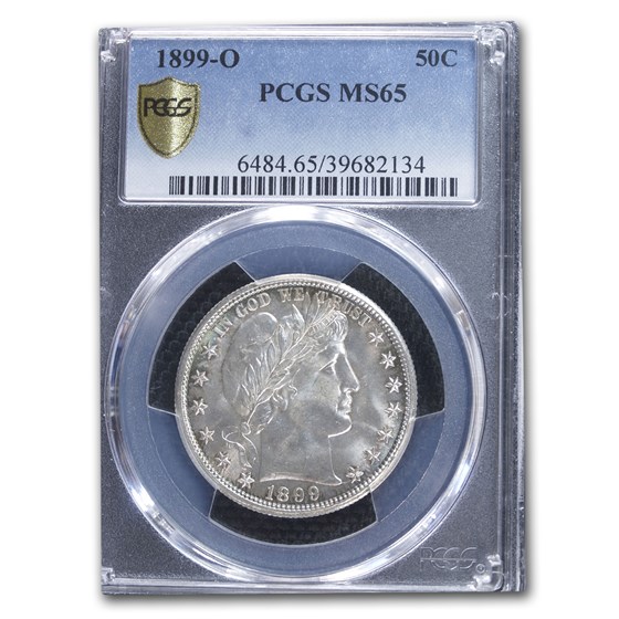 1899-O Barber Half Dollar MS-65 PCGS 1899-O Barber Half Dollar MS-65 PCGS