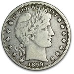 1899-O Barber Half Dollar VF