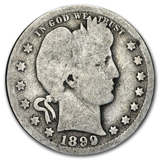 1899-O Barber Quarter AG 1899-O Barber Quarter AG