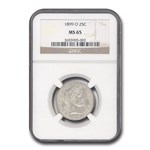 1899-O Barber Quarter MS-65 NGC