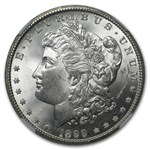 1899-O Morgan Dollar MS-64 NGC (Mint Error, Obv Struck Thru)