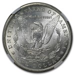 1899-O Morgan Dollar MS-64 NGC (Mint Error, Obv Struck Thru)
