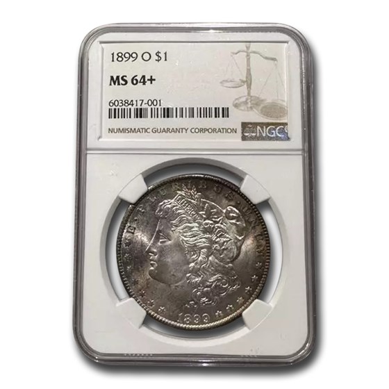 1899-O Morgan Dollar MS-64+ NGC 1899-O Morgan Dollar MS-64+ NGC