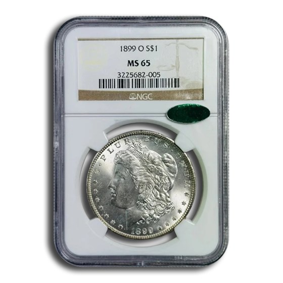 1899-O Morgan Dollar MS-65 NGC CAC