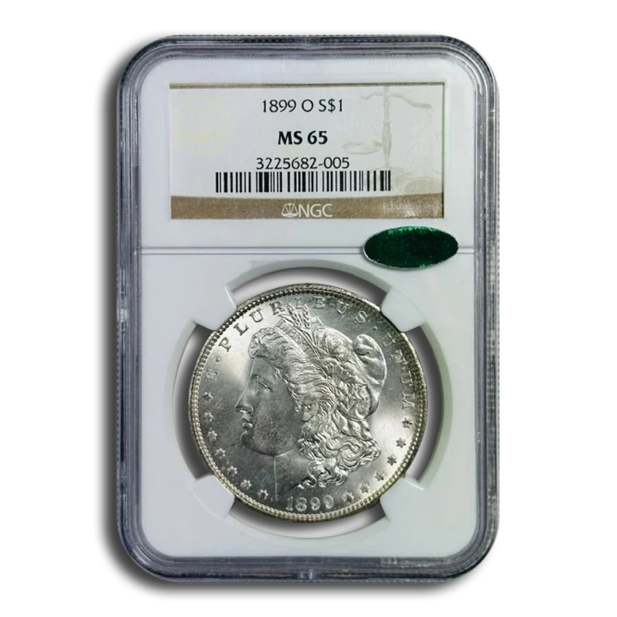 1899-O Morgan Dollar MS-65 NGC CAC