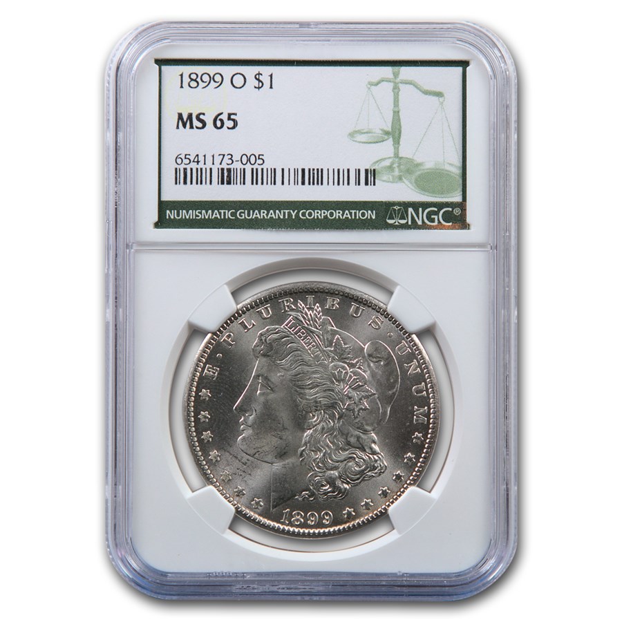 1899-O Morgan Dollar MS-65 NGC (Green Label)
