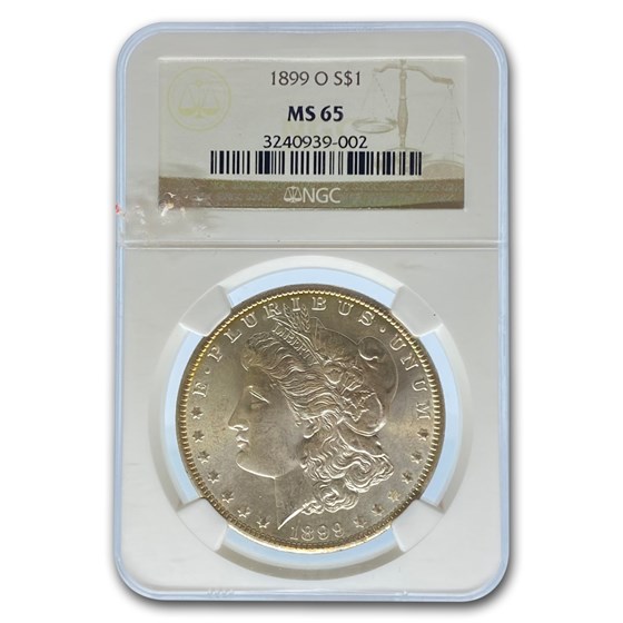 1899-O Morgan Dollar MS-65 NGC