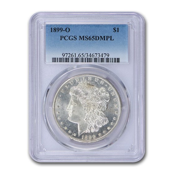 1899-O Morgan Dollar MS-65 PCGS (DMPL) 1899-O Morgan Dollar MS-65 PCGS (DMPL)