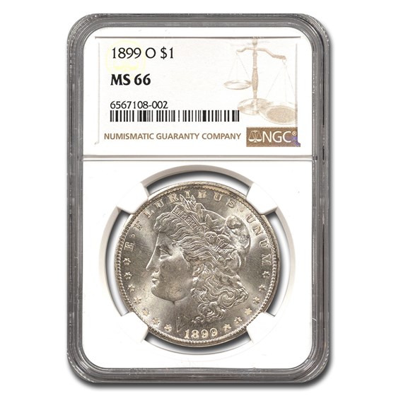 1899-O Morgan Dollar MS-66 NGC 1899-O Morgan Dollar MS-66 NGC