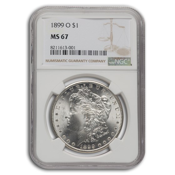 1899-O Morgan Dollar MS-67 NGC 1899-O Morgan Dollar MS-67 NGC