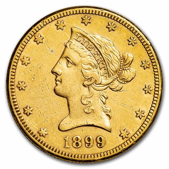 1899-S $10 Liberty Gold Eagle XF 1899-S $10 Liberty Gold Eagle XF