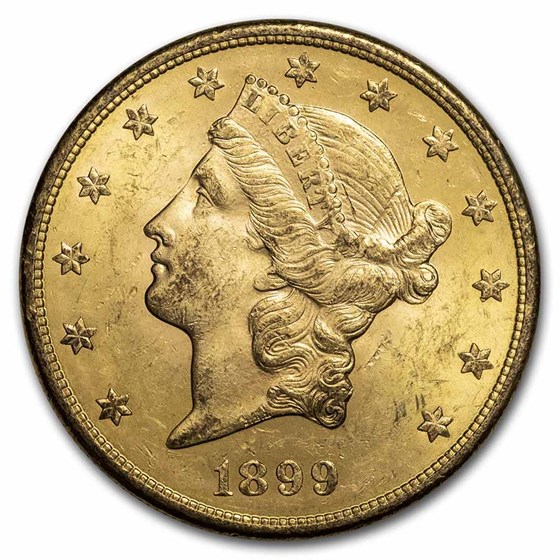 1899-S $20 Liberty Gold Double Eagle BU 1899-S $20 Liberty Gold Double Eagle BU