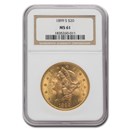 1899-S $20 Liberty Gold Double Eagle MS-61 NGC 1899-S $20 Liberty Gold Double Eagle MS-61 NGC