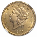 1899-S $20 Liberty Gold Double Eagle MS-62 NGC