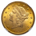 1899-S $20 Liberty Gold Double Eagle MS-63 NGC