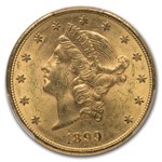 1899-S $20 Liberty Gold Double Eagle MS-63+ PCGS