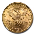 1899-S $5 Liberty Gold Half Eagle MS-65 NGC