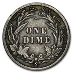 1899-S Barber Dime VF