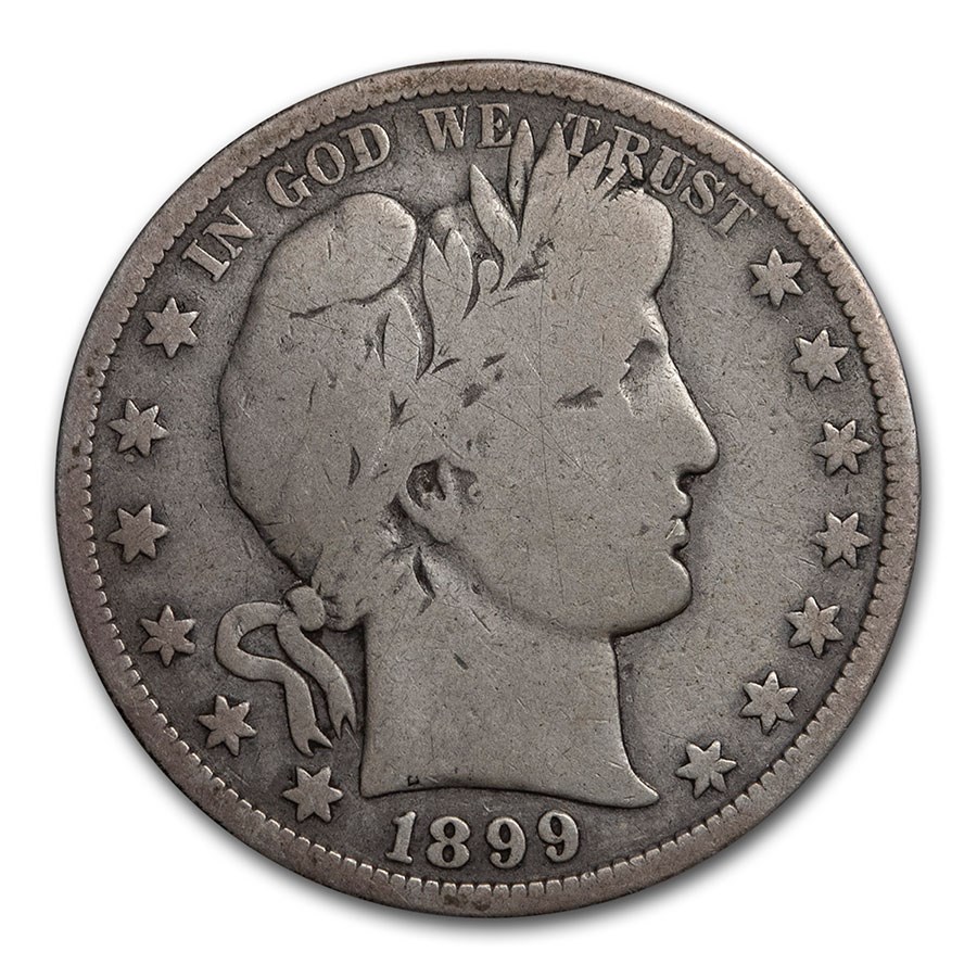 1899-S Barber Half Dollar VG