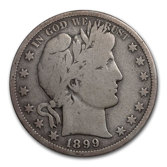 1899-S Barber Half Dollar VG 1899-S Barber Half Dollar VG