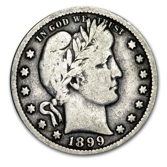 1899-S Barber Quarter Fine 1899-S Barber Quarter Fine