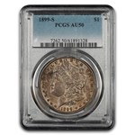 1899-S Morgan Dollar AU-50 PCGS